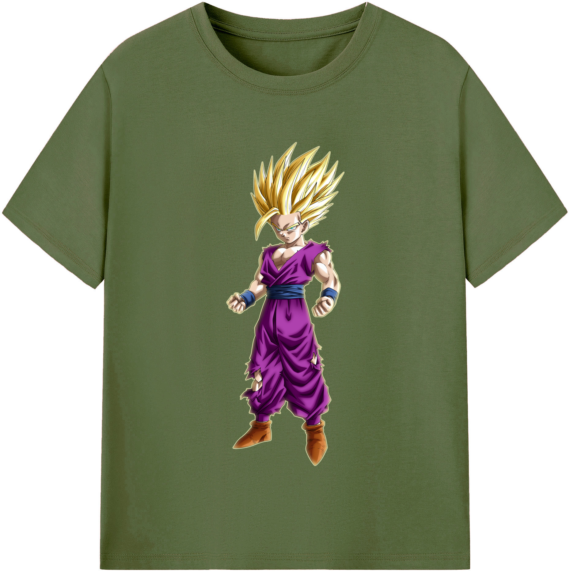（画像用） ドラゴンボール 孫 悟飯（そんごはん）DRAGON BALL Son Gohan 綿100％半袖Tシャツ（フロントプリント）